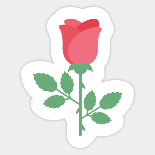 Cute Colorful Rose Sticker